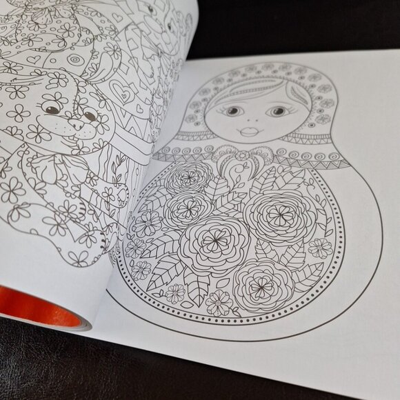 The Colours of Treasures and Trinkets Adult Coloring Book NEW - Picture 3 of 14